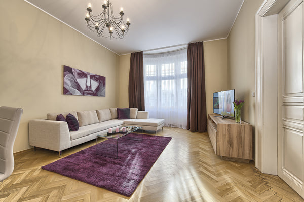 Dominant part of this three bedroom apartment is a big living room connected to  Prague, Czechia MAI31 - 3bedrooms/2baths Jewish Quarter Old Town Entire rental unit vacation rental 9398105