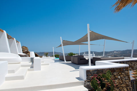 A wonderful 67 m² one bedroom suite, featuring a living room with sofa bed and a Greece Amethyst - 1 BDR residence w shared pool Mykonos Entire home vacation rental 18983327