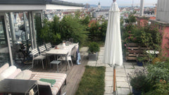 One room in a 145qm Roof top appartement in one of the smartest areas from vienn Vienna, Austria Rooftop appartement with barbecue and garden Private room in rental unit vacation rental 44032252