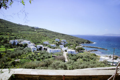 A Small Studio Apartment(24sqm) with a Mezzanine Bedroom and a small terrace wit  Cozy Guesthouse  "A"- Agios Romanos Entire condo vacation rental 24516734