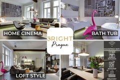 Luxuriously equipped high end apartment in the heart of Prague. Fully furnished  Augsburg, Germany ☆ Luxury Loft in Old Town | Home-Cinema | Bathtub Entire rental unit vacation rental 43166645