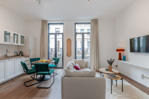 This lovely two-bedroom was redesigned by our interior designer to reflect the v Brussels, Belgium Sweet Inn | Charming 2BR near the Royal Park Entire rental unit vacation rental 704720873246001455