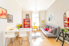 Modern, newly redesigned, spacious 45m2 apartment is located in a beautiful hist Prague, Czechia Bright flat next to best Park 10min walk to center Entire condo vacation rental 12207177