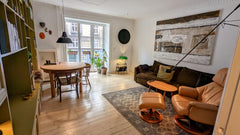 Cozy Vesterbro apartment with beautiful and functional decor, balcony facing the Copenhagen, Denmark Cozy and central apartment with balcony & cortyard Entire condo vacation rental 646020695292467625