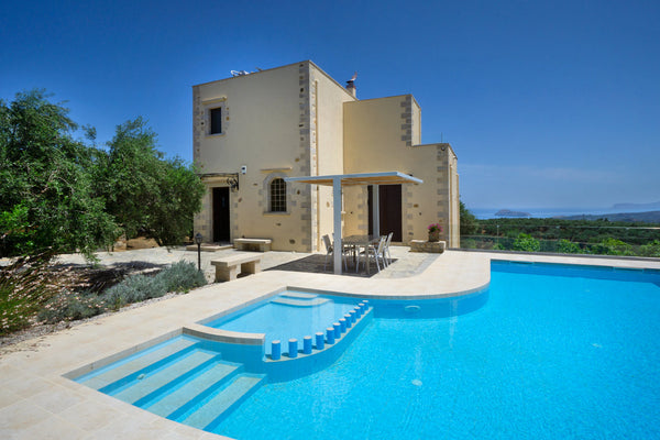 Casa Rustica is a hospitable 2-bedroom Villa with a lovely sea view private pool Chania, Greece Casa Rustica, 2 BD, private pool, quiet, sea views Entire villa vacation rental 17871054