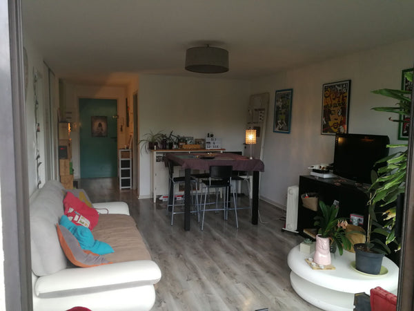 Appartement de 50m2 dans petite résidence, possibilité d'utiliser la place de pa Eysines, France Joli appartement 50m2 10/15 min de Bordeaux centre Entire condo vacation rental 36144093