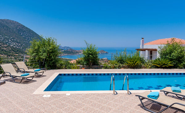 Okeanides Villa Kalypso is a luxury 3-bedroom villa with a private pool and gorg Chania, Greece Okeanides Villa Kalypso, 3 BD, private pool Entire villa vacation rental 23530879
