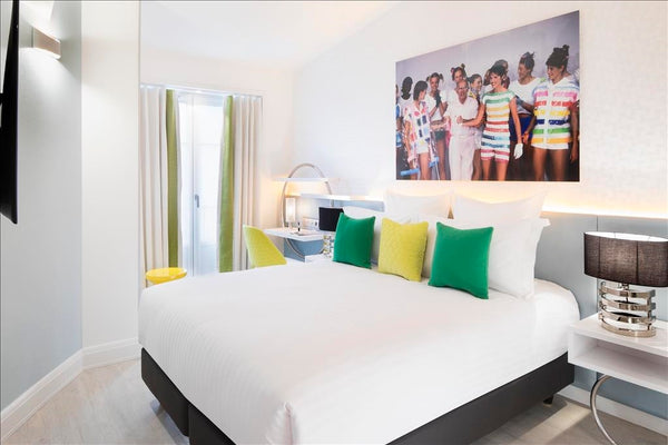 From head to toe, Hotel Dress Code has the perfect OR right** amount of chic to  Levallois-Perret, France Modern Room near Grands Magasins Room in boutique hotel vacation rental 24724231