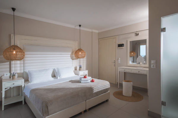 Deluxe Category is a special & new category in Notos Heights Hotel & Suites, wit Malia beach, Greece Deluxe Mini Suite Sea View Shared Pool(A8)+BB Room in hotel vacation rental 29268424