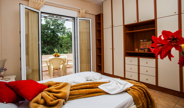 Our space is a 150 sqm apartment in a 15,000 sqm estate, is suitable for couples Rethimnon, Greece TERRA DO SOL Farm stay vacation rental 16326942