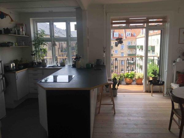 Bright, cozy, classic Copenhagen apartment with 6m2 sunny balcony facing south.   Spacious, sunny balcony, bright Cph apartment. Entire condo vacation rental 23019594