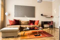 Prestigious and huge one bedroom apartment rental in Prague with big windows, el Prague, Czechia KS14-Elegant & Serviced in Centre Entire rental unit vacation rental 10741215