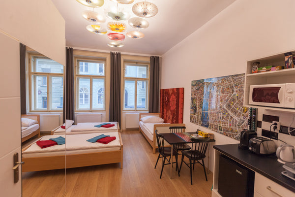 - 3 MINUTES BY WALK FROM THE WENCESLAS SQUARE<br />- TRANSFER FROM/TO THE AIRPOR Prague, Czechia [2] flexible twin beds / kitchenette / bathroom Entire rental unit vacation rental 22001919