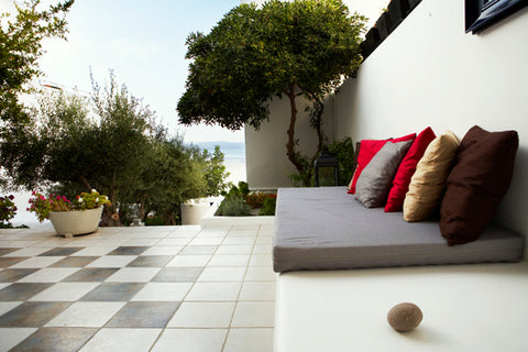 A comfortable hospitable holiday house with a spacious terrace and an olive gard Greece Casa Aiora Cycladic home vacation rental 2208534