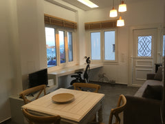 This is the central house at Barewake’s Place. It is a 48 sq.m. space, with a be Greece Spacious Cycladic Apt + Seaside View ~ South Paros Cycladic home vacation rental 25671986