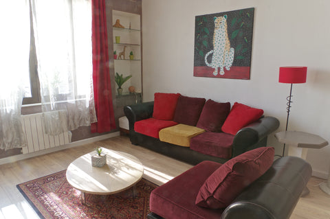 Location saisonnière meublée dans une maison de 120 m2 au calme, proche du Jardi  Le Lavoir - Maison 120m² avec cour, Jardin public Entire rental unit vacation rental 29354020