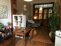 Charming 65m2 flat with a separate bedroom (double bed) in an old typical brusse Brussels, Belgium *St Gilles* Charming flat fully equipped + garden Entire rental unit vacation rental 18130532