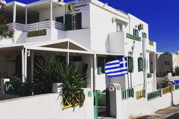 Fira Backpackers is a new budget place with private rooms and dorms in downtown  Thera, Greece 4 Persons private room at Fira downtown Private room in guesthouse vacation rental 43848498