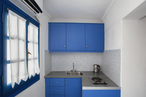 Roula Villa Double Lower Level rooms are designed for young couples or couples w Perissa, Greece Roula Villa Double Lower Level Private room in serviced apartment vacation rental 39567317