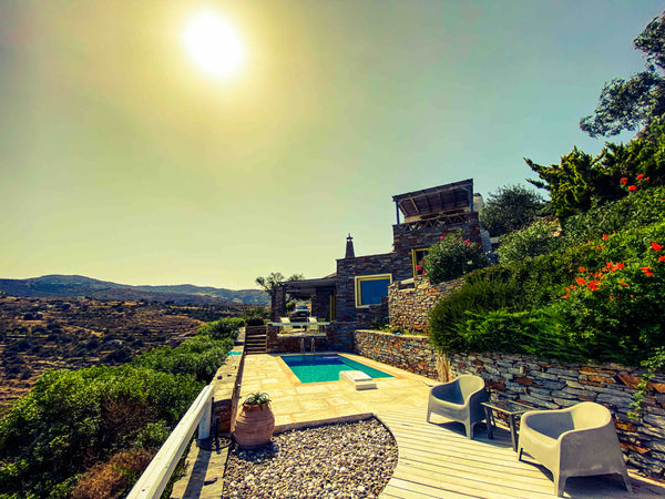 Scenic countryside, panoramic views and truly calm vibes, this villa is ideal fo Chalandri, Greece Cozy villa in Kea with pool and panoramic view Entire home vacation rental 25659867