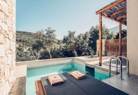 A luxury 32sqm Suite with a private pool and spacious balcony where you can enjo Greece Senior Retreat with private pool & olive farm view Room in hotel vacation rental 35498063