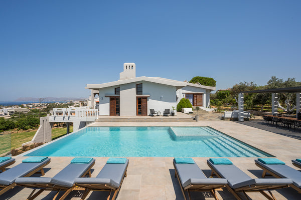 The 240 sq.m villa, built on Daratsos hill, 1.1 km from Kalamaki beach, surround  Hilltopanorama - Villa on hilltop, Panoramic View Entire villa vacation rental 673588241972052943