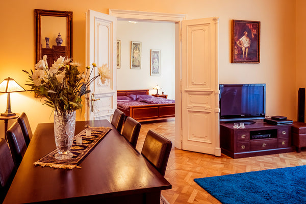 The apartment has 103 square metres and is located on the first floor of a compl Prague, Czechia STYLISH Apt in the CENTER of Prague Entire rental unit vacation rental 10119165