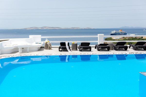 Our apartments are 2km away from Mykonos town.There is close bus station, mini m Mikonos, Greece Sea view studio for 2 adults Ground Floor Room in boutique hotel vacation rental 13851159