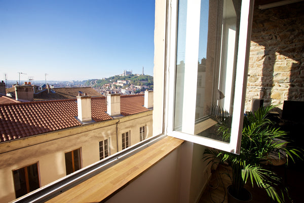 We are renting a room and an office in a Canut apartment that we just finished r Lyon, France Cosy room with view over Lyon Private room in rental unit vacation rental 15418601