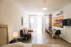 Semi basement room with double  bed, fully equipped kitchen, air condition, free Greece Semi Basement Studio Entire rental unit vacation rental 26547419