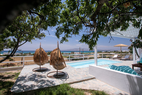 A modern villa with a breathtaking view on the sea. Personalized service, comfor  Villa W/ Amazing PR Pool Sea View  Glyfada Beach ⛱ Cycladic home vacation rental 43968103