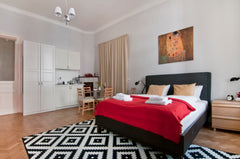 This wonderful new renovated private room you may find together with four other  Vienna, Austria Charming Room next to City Center (7 min by feet) Private room in rental unit vacation rental 17146642