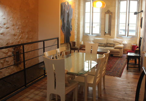 It is around one staircase of wood and steel that organizes this house downtown  Bordeaux, France L'Appart du Vieux Marché Entire rental unit vacation rental 1890659