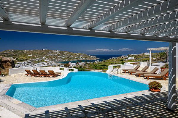 Myconian Villa  with minimalist Traditional  interiors, spacious, with jaw-dropp Greece 9 Muses Villa Polymnia, 6 BR with private pool! Entire villa vacation rental 29876514