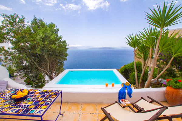 This is a big villa with 3 bedrooms, 2 bathrooms, fully equipped kitchen, big li Oia, Greece Grand 3 Bedroom Villa with Plunge Pool & Sea View Cycladic home vacation rental 10609899