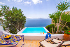This is a big villa with 3 bedrooms, 2 bathrooms, fully equipped kitchen, big li Oia, Greece Grand 3 Bedroom Villa with Plunge Pool & Sea View Cycladic home vacation rental 10609899