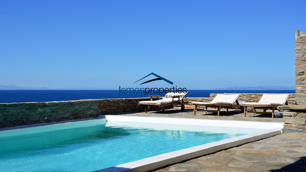 390sq meters villa with a sea water water swimming pool. just 50 meters away is  Athens, Greece Large stone villa with pool, close to the sea Entire villa vacation rental 48779751