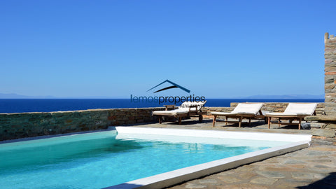 390sq meters villa with a sea water water swimming pool. just 50 meters away is  Athens, Greece Large stone villa with pool, close to the sea Entire villa vacation rental 48779751