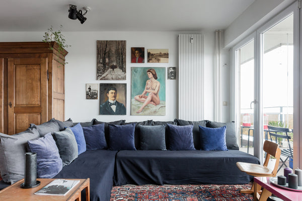 Admire cabinets/shelves filled with fascinating bric-a-brac, then choose a book  Brussels, Belgium Central Bird's Nest Apartment with Panoramic City Views Entire condo vacation rental 541182