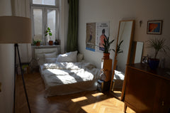 You will stay at my small but very cosy room in a shared flat with a  1,40m bed. Vienna, Austria Quiet and cosy room in a Flatshare Private room in rental unit vacation rental 18608895