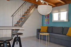 Charming, sunny, confortable, 2level 1-bedroom flat with a balcony in a quiet ne Greece B4.MyChaniaHome-Maizonette-Balcony-7'beach+OldTown Entire rental unit vacation rental 22217188
