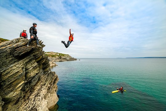 Newquay Coasteering Adventure  Private Tours and Travel Guide Europe London CITY Newquay Destination Tour