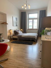 This cozy, beautifully furnished bedroom is perfect for your stay when travel to Prague, Czechia cozy, quiet bedroom perfect for two Private room in rental unit vacation rental 11486555