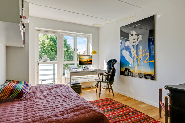Bright and comfortable bedroom in flat with Scandinavian Design and classy antiq Copenhagen, Denmark Comfortable Room in Scandinavian Design Flat Private room in condo vacation rental 13566916
