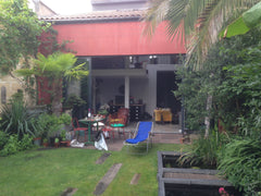 maison style loft avec salon complètement ouvert sur l'extérieur / plein sud san Bordeaux, France Maison loft atypique , bien située Entire townhouse vacation rental 26031847