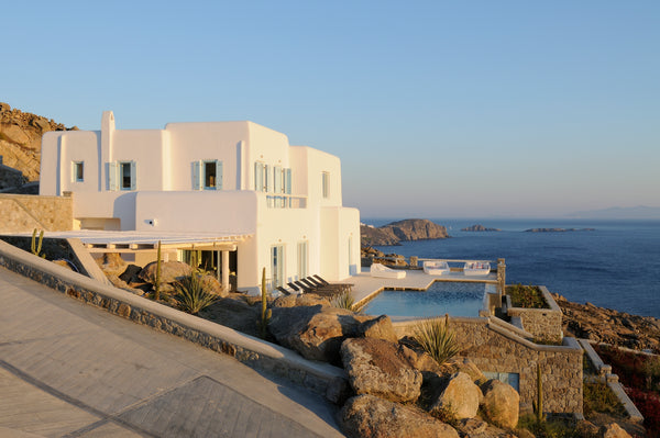 A combination of white, stone and blue skies are predominant in this fine proper Kifisia, Greece Villa Sunbird Entire villa vacation rental 28969094
