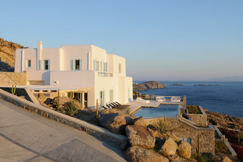 A combination of white, stone and blue skies are predominant in this fine proper Kifisia, Greece Villa Sunbird Entire villa vacation rental 28969094
