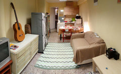 The app. consists of one large room with a Living/Sleeping Area & a Kitchen.  Pl Dortmund, Germany #2 Basic AppartmentPAOK f.4 guests WIFI Entire rental unit vacation rental 19063495