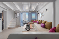Superior Villa can accommodate up to 7 adults in three double beds plus one sofa  Superior Villa, Hot Tub | Sole d'oro Luxury Suites Entire rental unit vacation rental 48410516