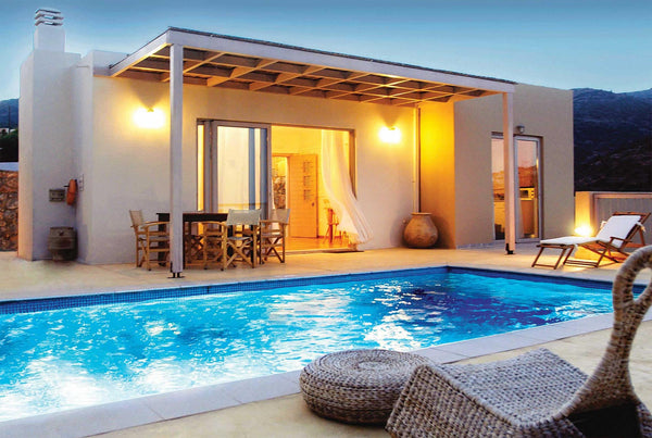 Set in a prestigious cliffside setting on the outskirts of Agios Nikolaos, these Maidstone, United Kingdom 2 bed villa in private resort with shared gym Entire villa vacation rental 39637088